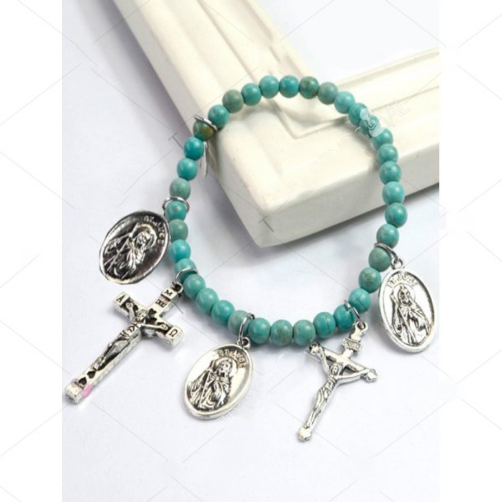 🙏🏻Beaded Bracelet - Green - Picture 2 of 6